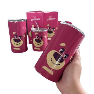 Ly Giữ Nhiệt Gấu Hồng 360ml