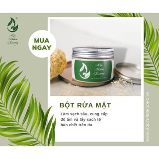 [100% THIÊN NHIÊN] BỘT RỬA MẶT THẢO DƯỢC MỘC THIÊN HƯƠNG - CHAVA COSMETIC