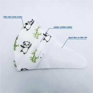 Khẩu trang trẻ em TAKI 3D 3 lớp kháng khuẩn họa tiết (50 cái/hộp)
