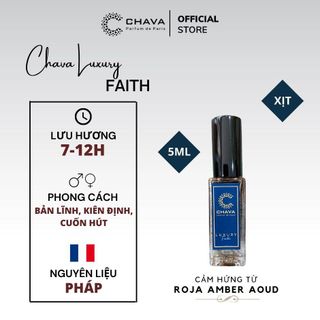 Nước Hoa Unisex, Nam, Nữ Chính Hãng Chava Luxury 5ml - Thơm Lâu 8-12H, Sang Trọng-Thanh Lịch-Đẳng Cấp - Chava Viet Nam