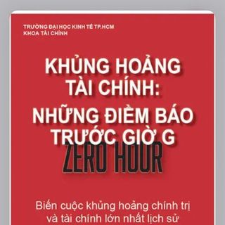 Sách Khủng hoảng tài chính những điềm báo trước giờ g giá sỉ