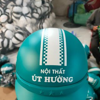 In logo nón bảo hiểm quảng cáo phương thức tối ưu chiến dịch quảng cáo