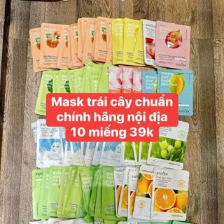 SET 10 MIẾNG MẶT NẠ DƯỠNG DA NỘI ĐỊA TRUNG SADOER giá sỉ