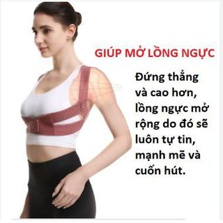 ĐAI CHỐNG GÙ NÂNG NGỰC 2IN1