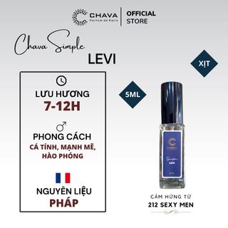 Nước Hoa Nam, Nữ Chính Hãng Chava Simple 5ml - Thơm Lâu 8-12H, Sang Trọng-Thanh Lịch-Đẳng Cấp - Chava Viet Nam