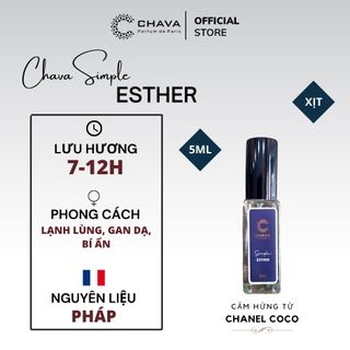 Nước Hoa Nam, Nữ Chính Hãng Chava Simple 5ml - Thơm Lâu 8-12H, Sang Trọng-Thanh Lịch-Đẳng Cấp - Chava Viet Nam