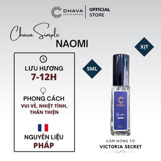 Nước Hoa Nam, Nữ Chính Hãng Chava Simple 5ml - Thơm Lâu 8-12H, Sang Trọng-Thanh Lịch-Đẳng Cấp - Chava Viet Nam