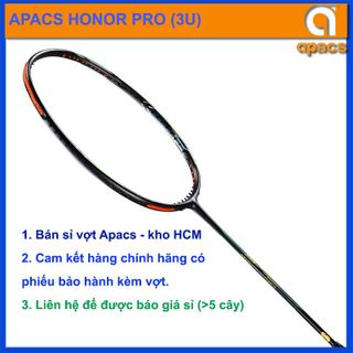 Vợt cầu lông Apacs Honor Pro (3U) hàng chính hãng, giá bán buôn đại lý giá sỉ