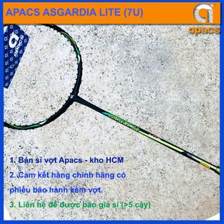 Vợt cầu lông Apacs Asgardia Lite (7U) hàng chính hãng, giá bán buôn đại lý giá sỉ