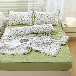 Set cotton đũi vintage 5 món
