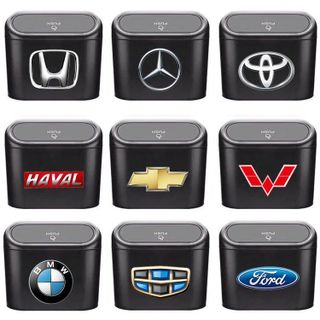 Thùng Đựng Rác Xe Hơi - Thùng Rác Mini Để Trên Ô Tô - Thùng Rác Ô Tô Có Logo Xe - Chất Liệu Nhựa ABS Cao Cấp ( Giá Sỉ / Giá Buôn )