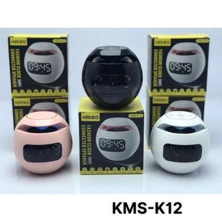 Loa Bluetooth Kimiso KMS K12 có đồng hồ, Báo Thức, Đèn Led Nhiều Màu Sắc giá sỉ