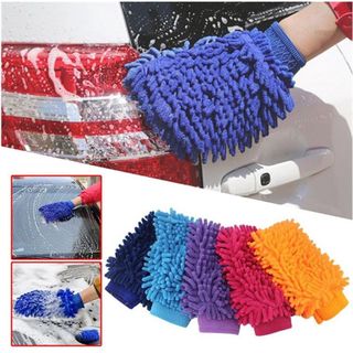 Găng Tay Rửa Xe Sợi Microfiber Dùng Lau Rửa Ô Tô, Xe Máy, Vệ Sinh Nhà Cửa giá sỉ
