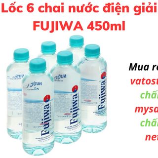 Thùng 24 chai nước ion kiềm FUJIWA 450ml / Lốc 6 chai nước ion kiềm FUJIWA 450ml