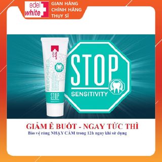Kem đánh răng chống ê buốt STOP Sensitivity, 75ml (giảm ê buốt ngay tức thì, bảo vệ suốt 12h)
