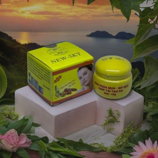 Kem nghệ đặc trị mụn siêu cấp 3 trong 1 New Sky – 12 g - ngừa mụn, mờ sẹo, giúp tái tạo da