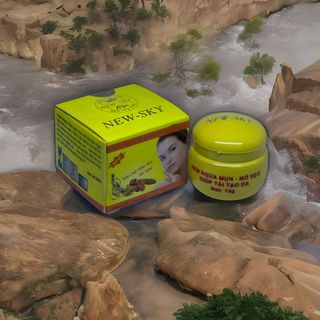 Kem nghệ đặc trị mụn siêu cấp 3 trong 1 New Sky – 12 g - ngừa mụn, mờ sẹo, giúp tái tạo da