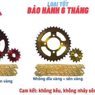 Nhông sên dĩa xe dream/ wave/ Furture/ Sirius giá sỉ