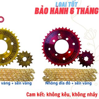 Nhông sên dĩa xe dream/ wave/ Furture/ Sirius giá sỉ