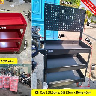 Xe đẩy đồ nghề vật tư nhiều ngăn