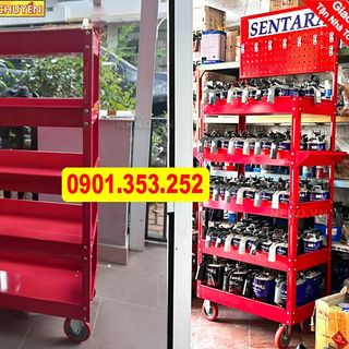 Xe đẩy đồ nghề vật tư nhiều ngăn