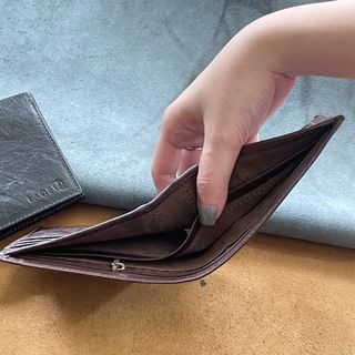 Ví sần lá da bò thật 100%
