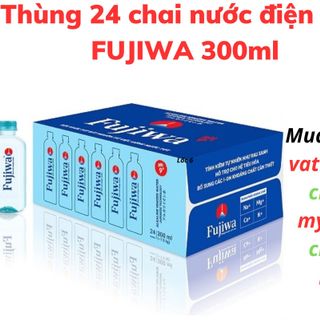 Thùng 24 chai nước ion kiềm FUJIWA 300ml / Lốc 6 chai nước ion kiềm FUJIWA 300ml