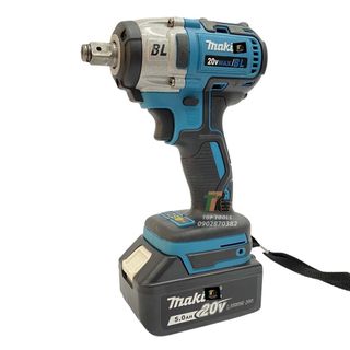 Máy siết bulong Makita, máy bắn bulong động cơ không chổi than sử dụng chân pin phổ thông