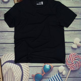 Áo thun cổ tròn, áo thun nam T-shirt cotton thấm hút, đơn giản A01-134