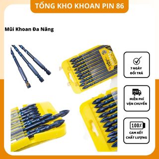 Mũi khoan đa năng chuôi gài lục giác NAVARA 6ly, 8ly, 10ly, 12ly giá sỉ