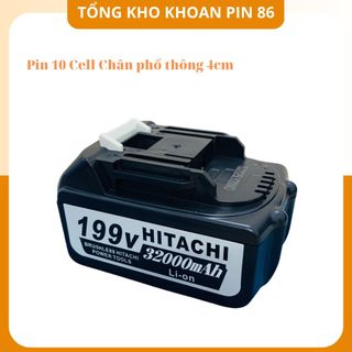 Pin 199V Hitachi dung lượng 32000mAh, pin 10 cell