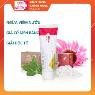 Kem đánh răng chống viêm, ngừa sâu răng Osmotonic, 75 ml (chống sưng viêm, gia cố men răng, thải độc, muối Alpine và chiết xuất tự nhiên)