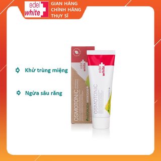 Kem đánh răng chống viêm, ngừa sâu răng Osmotonic, 75 ml (chống sưng viêm, gia cố men răng, thải độc, muối Alpine và chiết xuất tự nhiên)