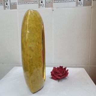 Bình hoa sơn mài cao cấp Thanh Bình Lê hình gia đình yêu thương nhau 35x21x9.5 cm