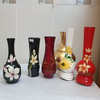 Thanh lý sale 90% bình ngẫu nhiên, bình sơn mài xuất khẩu dùng cắm hoa, trang trí bàn, kệ, nhà cửa, văn phòng