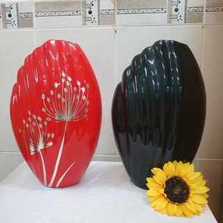Bình sơn mài cao cấp Thanh Bình Lê size 35x22x14 cm