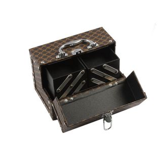 { Siêu sale} Cốp mỹ phẩm trang điểm, dụng cụ phun xăm, nối mi, đồ nail chuyên nghiệp cao cấp size 25x16x16cm có khóa an toàn