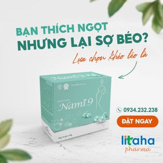 Bột dinh dưỡng giảm cân từ tảo nâu fucoidan Nhật Bản Nami9 Women & Men Litaha Pharma liệu trình 1 tháng giá sỉ