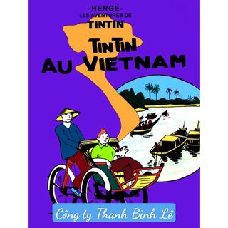 [Mẫu Mới] Tranh sơn mài cao cấp Thanh Bình Lê Những chuyến phiêu lưu củaTin Tin 20x30 cm
