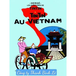 [Mẫu Mới] Tranh sơn mài cao cấp Thanh Bình Lê Những chuyến phiêu lưu củaTin Tin 20x30 cm