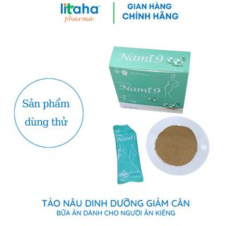 (Gói dùng thử)Tảo Nâu Nhật Bản thức uống đẹp da dinh dưỡng Nami9 cho người ăn kiêng GIẢM CÂN Litaha Pharma giá sỉ