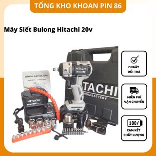 Máy siết bulong Hitachi WR16SE 20v động cơ không chổi than giá sỉ