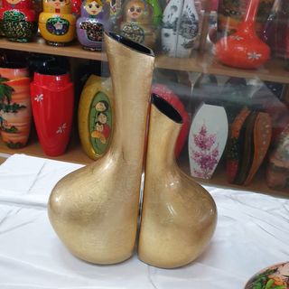Bình đôi tình yêu sơn mài Thanh Bình Lê trang trí kệ, tủ, nhà cửa, văn phòng, quà tặng ý nghĩa cho người thân, bạn bè