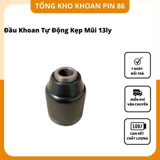 Đầu khoan tự động kẹp mũi 13ly autolock chuôi ren, dùng cho khoan điện và khoan pin giá sỉ