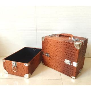 Combo 2 cốp mỹ phẩm đa năng, đựng dụng cụ trang điểm, make up, phun xăm, nối mi chuyên nghiệp gồm cốp size 37x20x30 cm v