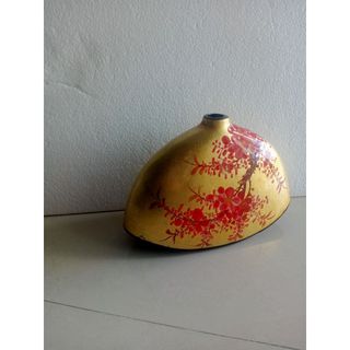 Bình hoa sơn mài Thanh Bình Lê 16.5x24 cm kiểu lạ mắt cắm hoa, trang trí nhà cửa, văn phòng, kệ tủ, làm quà tặng ý nghĩa