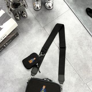 WHO.A.U STE.VE BEAR JQD MINI CROSS.BODY BAG Made in Korea full tem tag