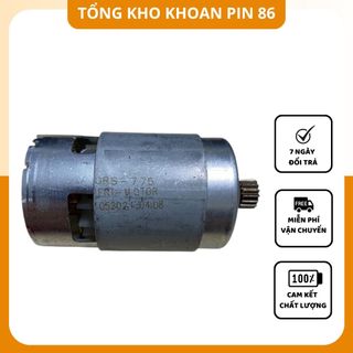 Motor 775 nhông ngắn 16 răng dùng cho máy khoan pin