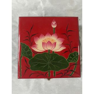 Hộp Trang Sức sơn mài cao cấp vuông 16x16 đựng đồ trang sức, vật dụng nhỏ xinh phòng ngủ, trang trí, quà tặng ý nghĩa