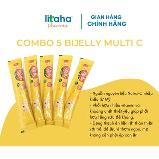 (5 gói dùng thử) MultiC Bijelly-Bổ Sung Vitamin Tổng Hợp- Hàng chính hãng BIMIPharma gói 15g dạng Thạch giá sỉ